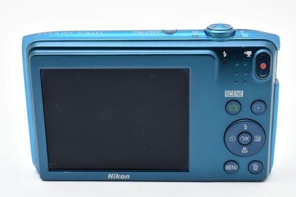 美品 ｜Nikon COOLPIX S3600｜クールピクス デジタル｜K077