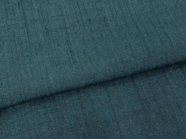 平和屋着物□極上 男性 お召 アンサンブル 長羽織 濃紺地 逸品 未使用  