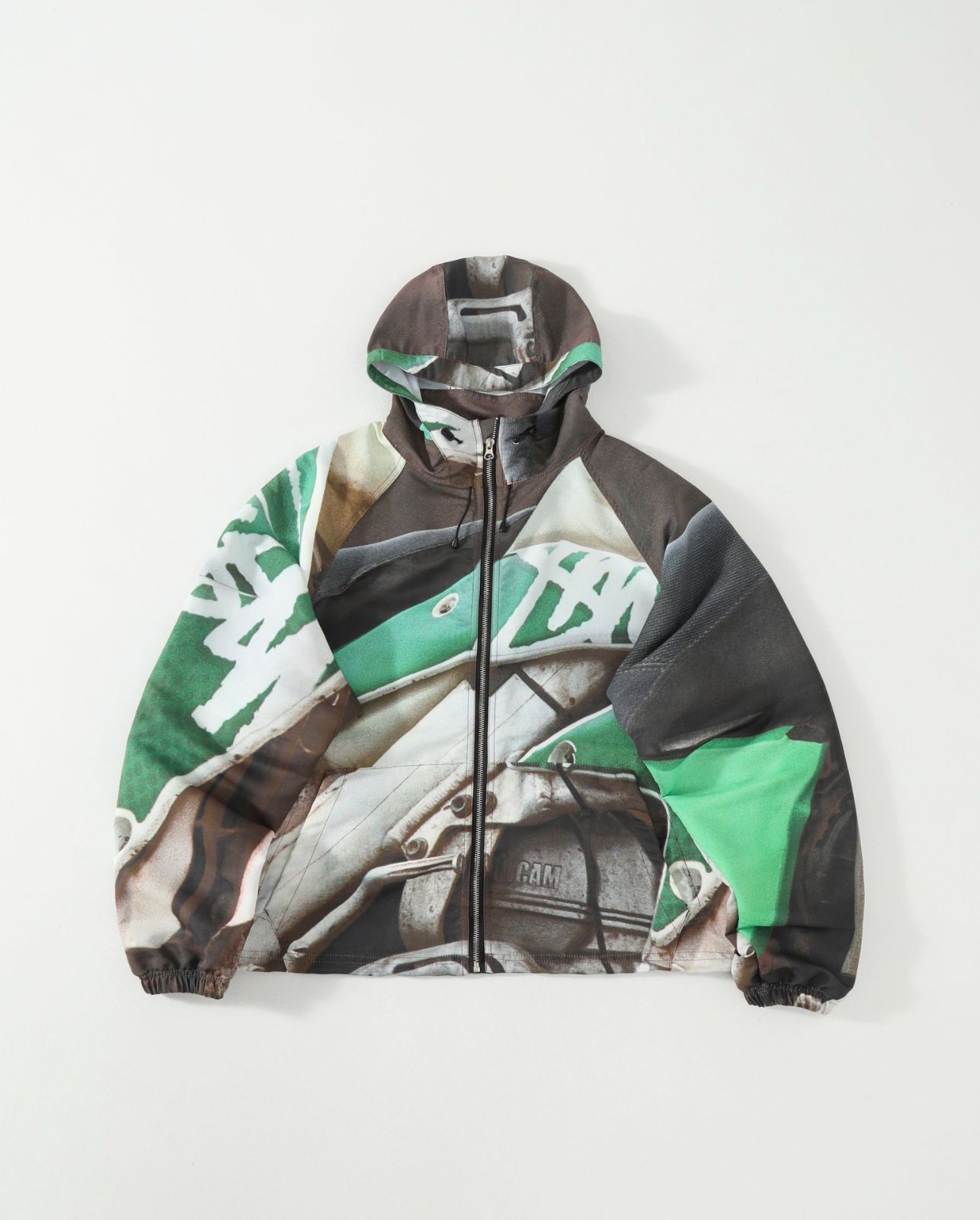 Stussy SS 25 BEACH SHELL BA JA PRINTジップアップジャケット男女兼用