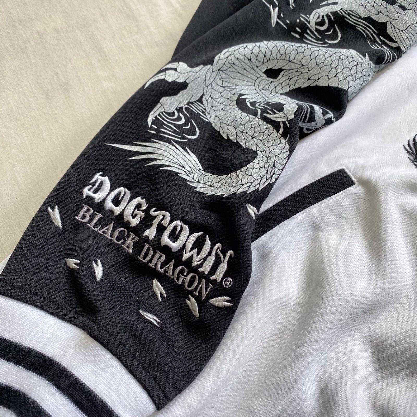 DOG TOWN ドッグタウン トラックジャケット 刺繍 ブラック