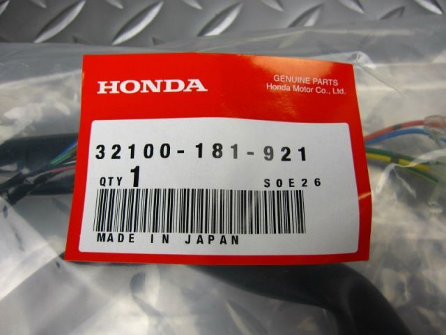 ホンダ純正12ＶモンキーハーネスケーブルＡタイプ