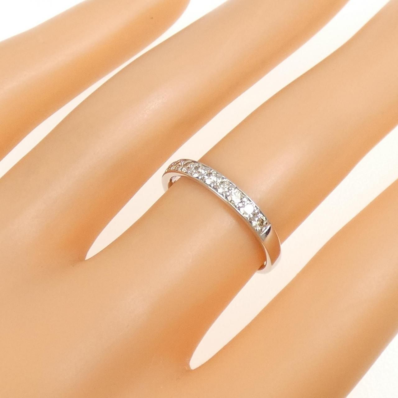K18 天然ダイヤモンド 0.30ct ハーフエタニティリング K18YG⁄PT K18 天然ダイヤモンド 0.30ct ハーフエタニティリング K18YG⁄PT