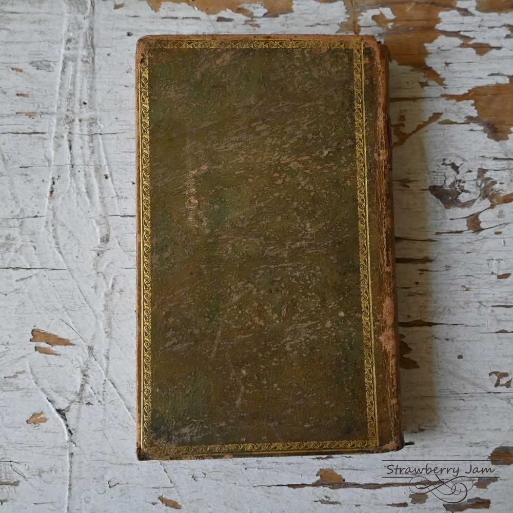 L3602-22 フランスアンティーク 1833年 洋書 古書 レザーブック