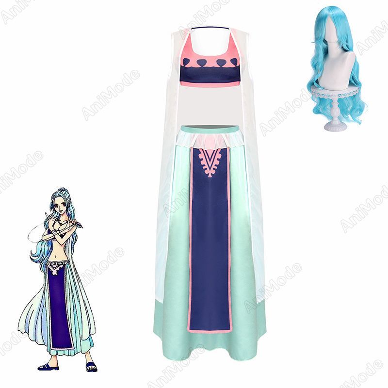 ONE PIECE（ワンピース）海賊王 風 ネフェルタリ D ビビ コスプレ衣装