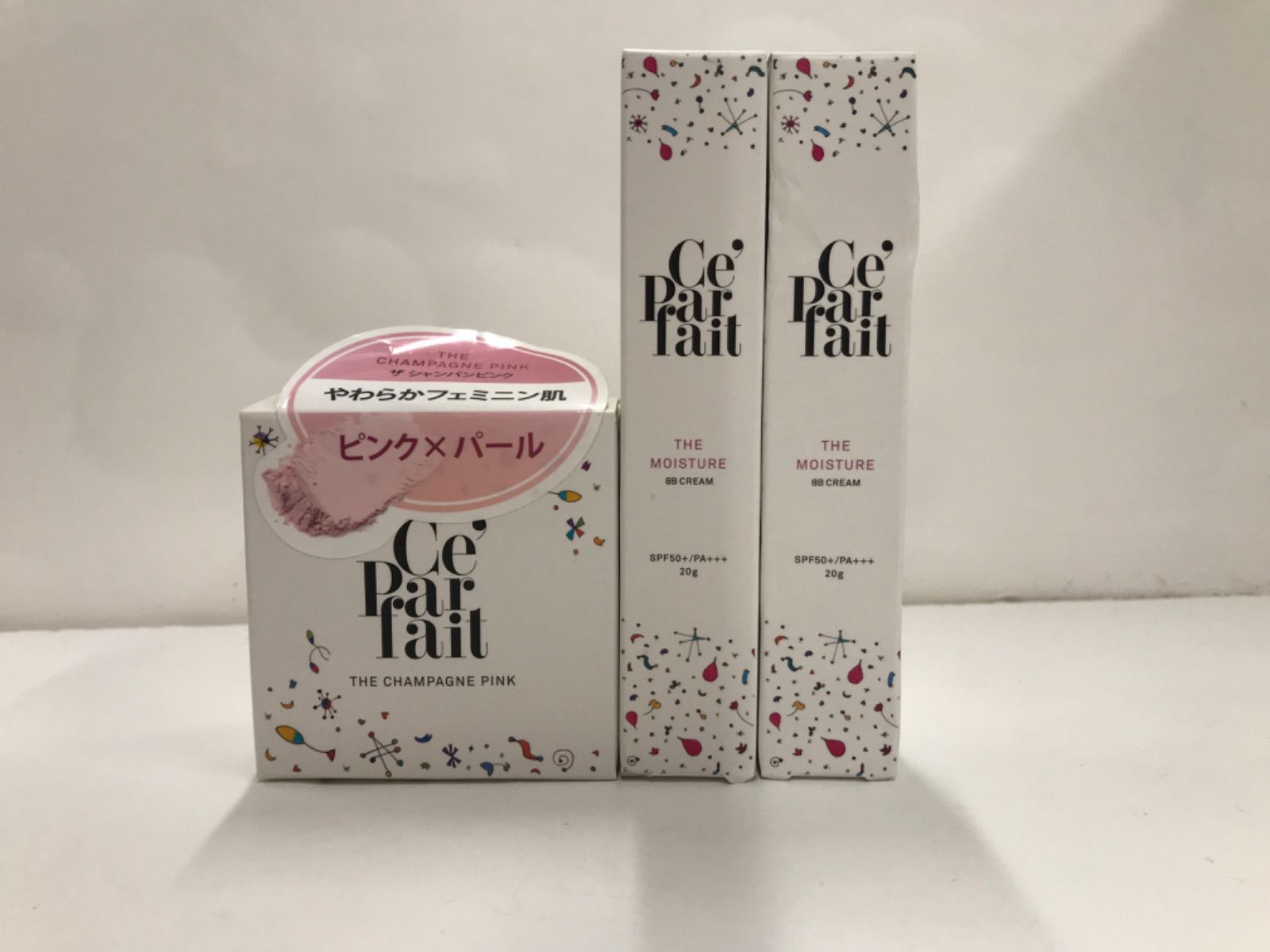 R2173 Ce Parfait セパルフェ フェイスパウダー 15g BBクリーム 20g×２ 計３点セット