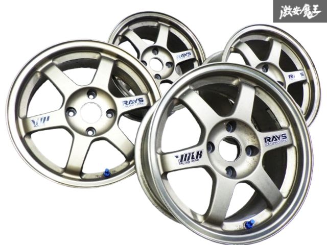 TE37レイズ 16インチ 8j 4穴114.3 希少】 RAYS レイズ VR TE37C 16インチ 7J +38 8J +38 PCD 114.3