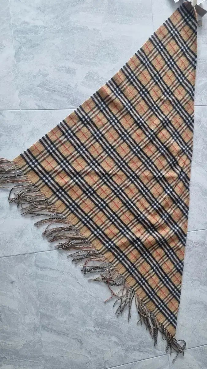 バーバリー カシミア バンダナ ショール