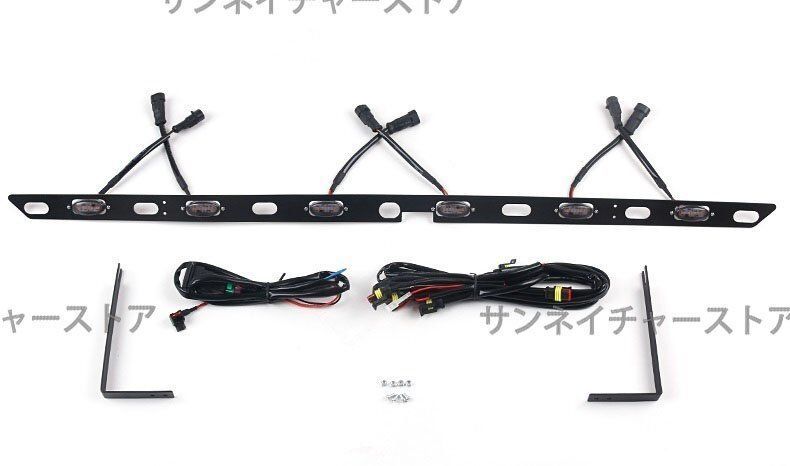 プラド 中期 フロント グリル LEDライトYR