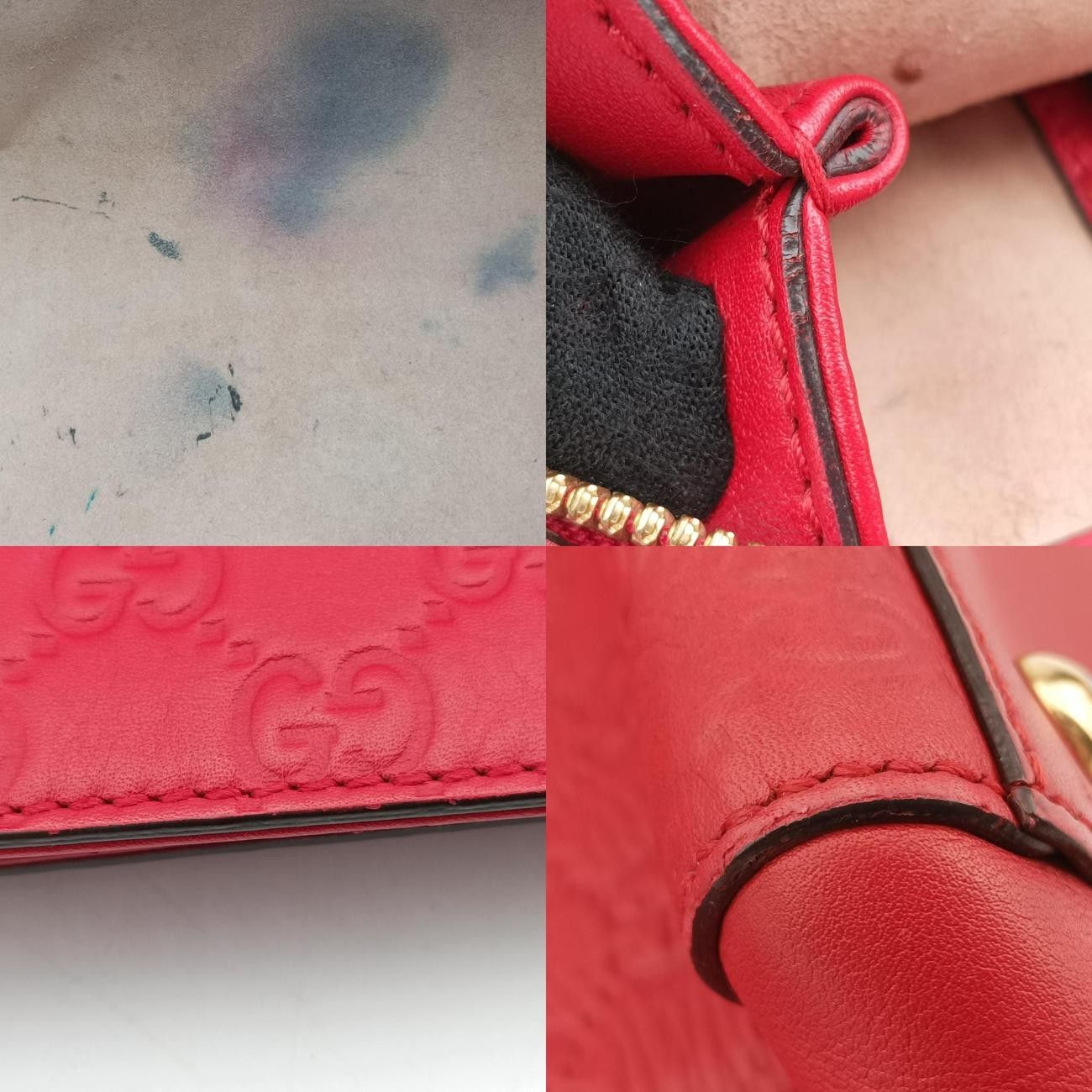 グッチGucciグッチシマレッドレザー453773G020815763