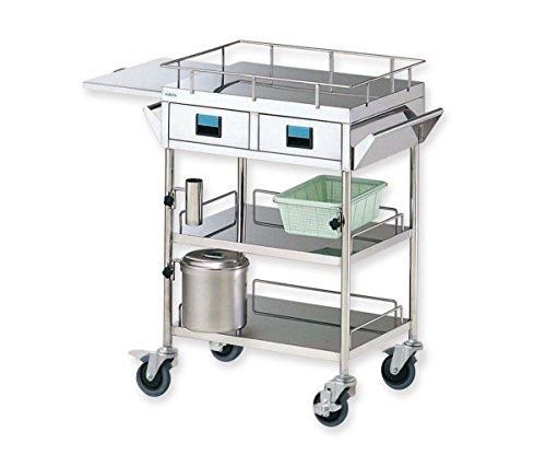2営業日で発送 アズワン 繃帯交換車 600×450×875mm*0-3440-11