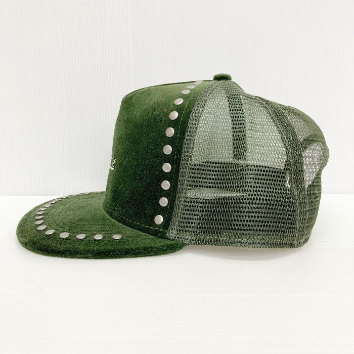 ☆SUPREME シュプリーム studded velvet mesh back 5panel