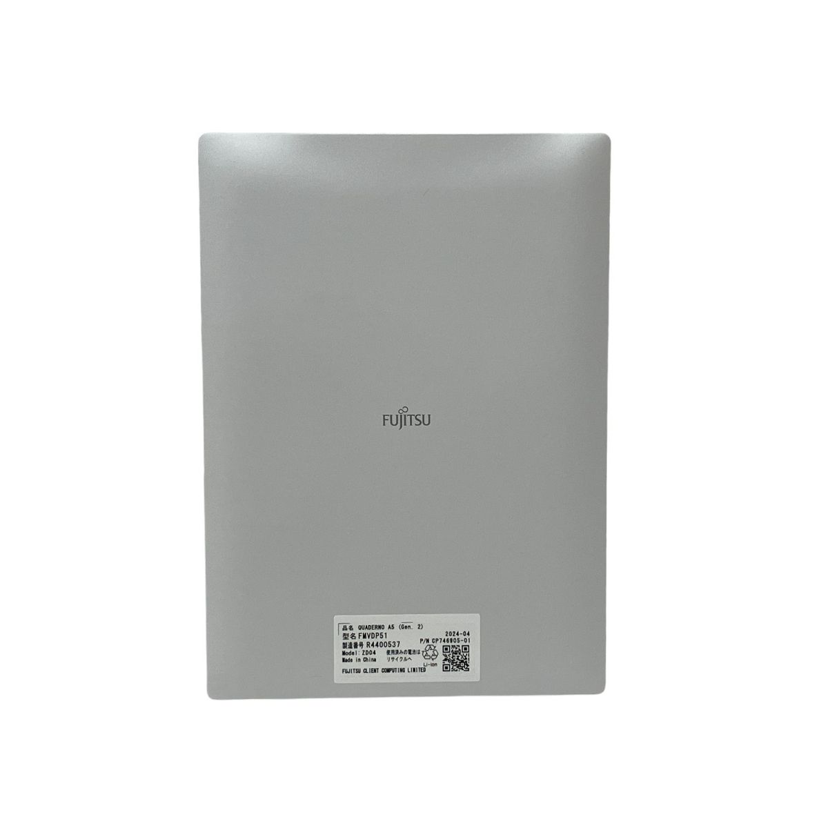 富士通 FUJITSU QUADERNO A5 Gen. 2 クアデルノ FMVDP51 10.3型 