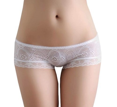 【D-P-011】7枚セット ローライズ パンツ 下着 花柄 シースルー