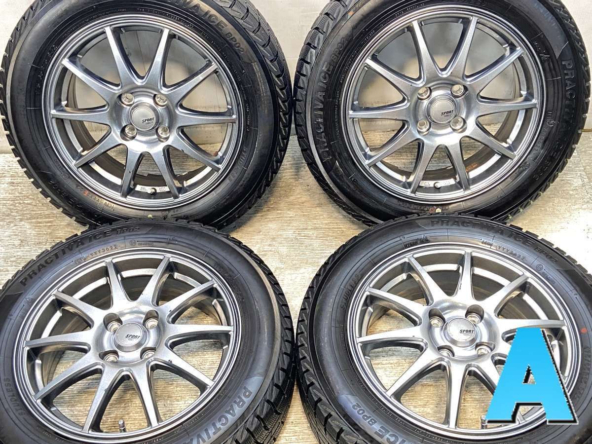 【NS】practiva ice bp02 ホイール付き175/65r15 175/65R15 イエローハット PRACTIVA ICE BP02 SPORT ABELIA 15x5