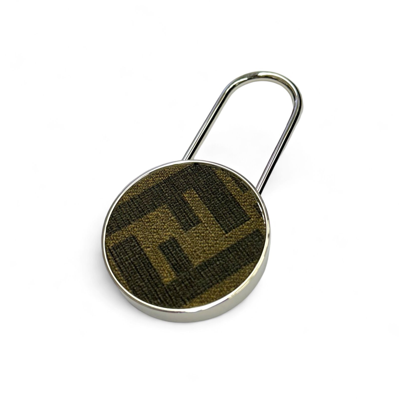 新品 FENDI FFロゴ メタル キーリング ズッカ キーチャーム