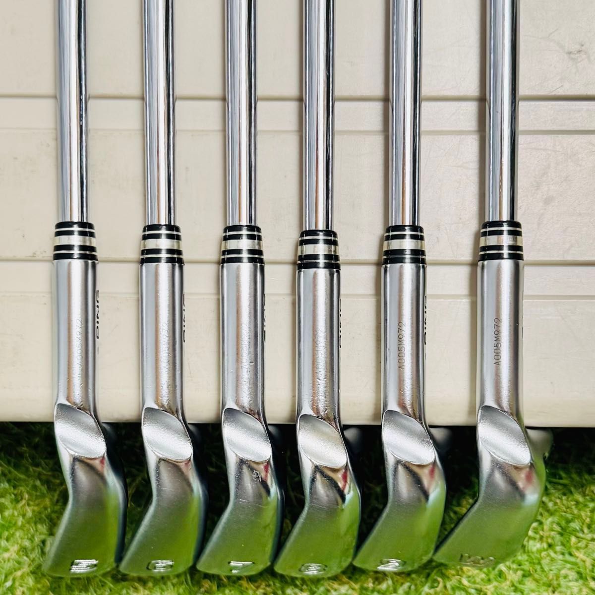 g425アイアンセット 6-W 黒ドット 良品】初心者推奨 ピン G425 黒ドット メンズアイアンセット 6本