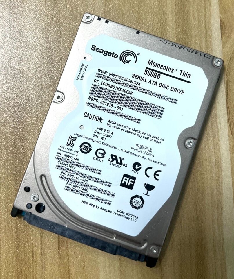 Seagate Moment Thin 500GB 5400RPM 2.5