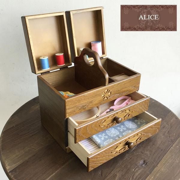 ウッドギャラリー樹 ソーイングボックス 裁縫箱 ソーイング