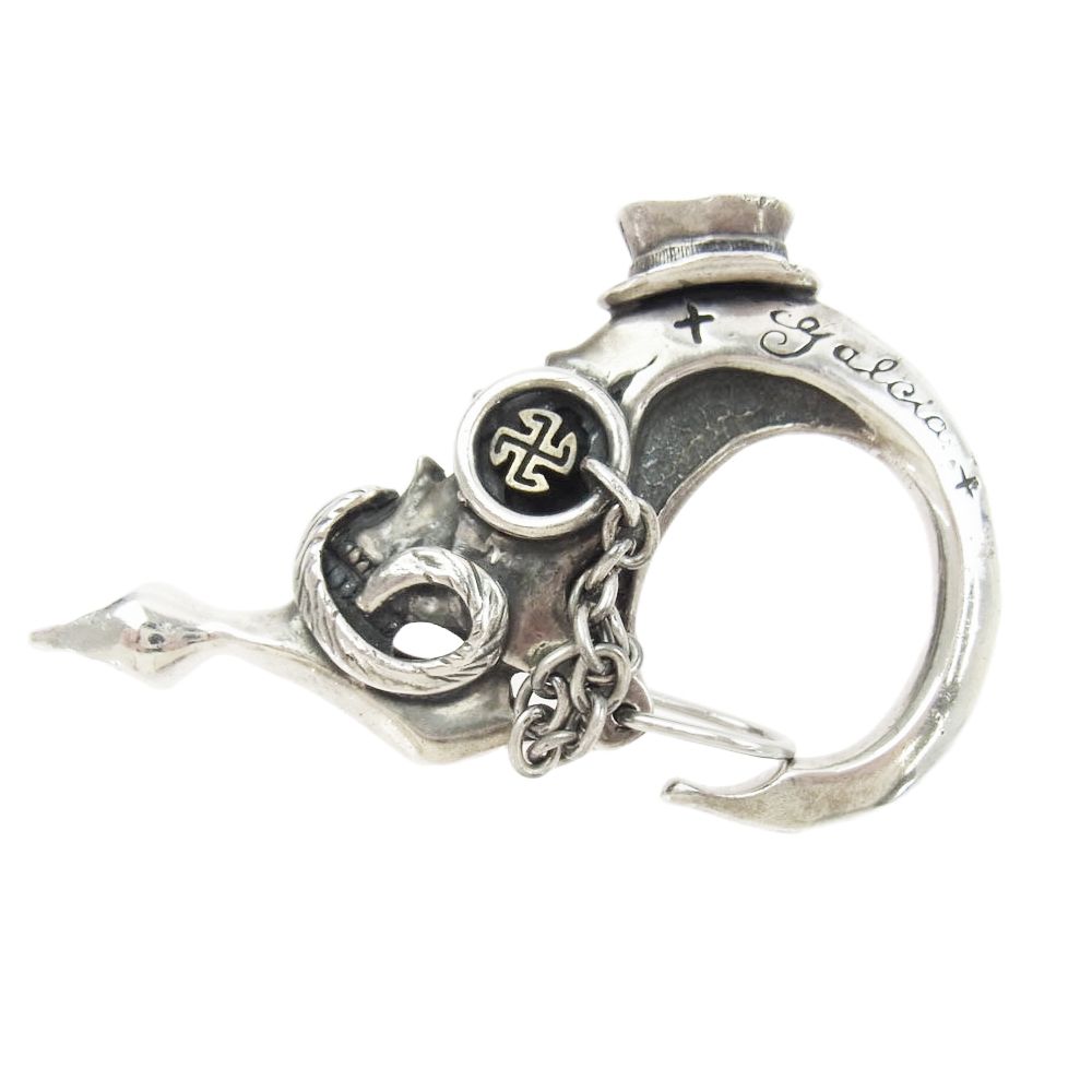 GALCIA ガルシア カスタム品 スカル キーフック キーホルダー