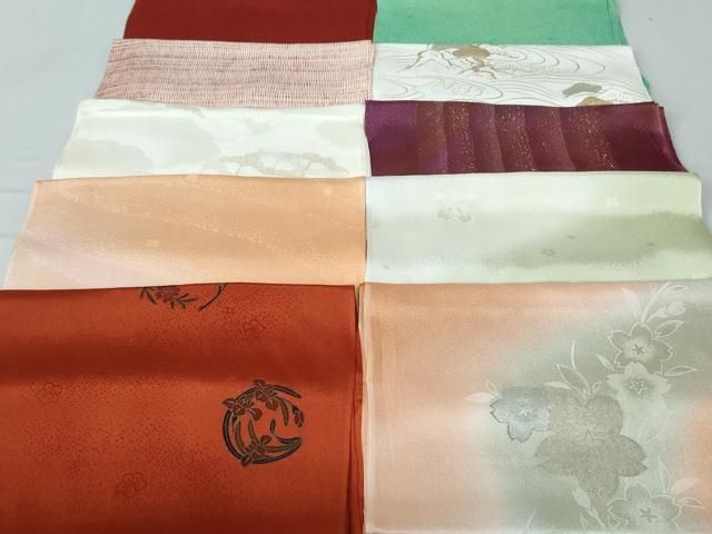 平和屋着物★和装小物 帯揚げ10枚 正絹 逸品 DAAV8156by