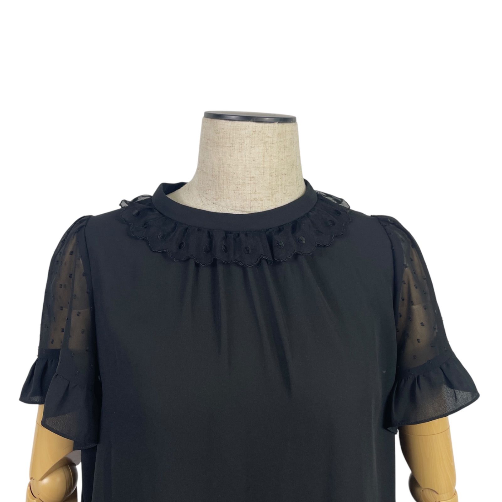 franche lippee black レディース Mサイズ ブラウス ブラック - メルカリ