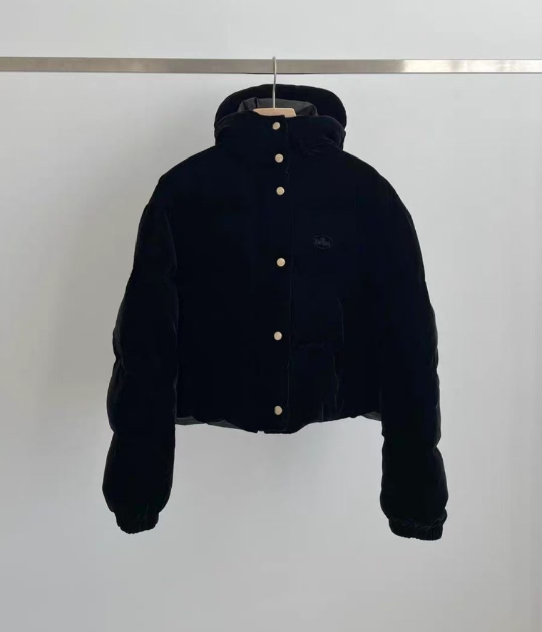The Barnnet Velvet Goose Puffer Jacket