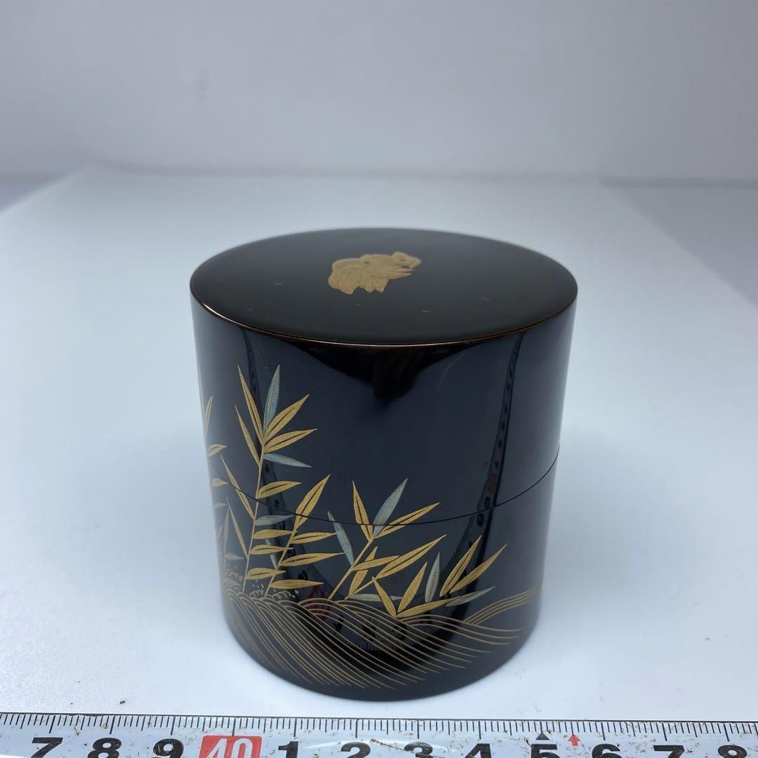 送料込【逢絢亭】茶道具 大棗 加賀塗 住吉蒔絵 内梨地 木製 芝野紫光 共箱入り 送料込【逢絢亭】茶道具 大棗 加賀塗 住吉蒔絵 内梨地 木製 芝野紫光