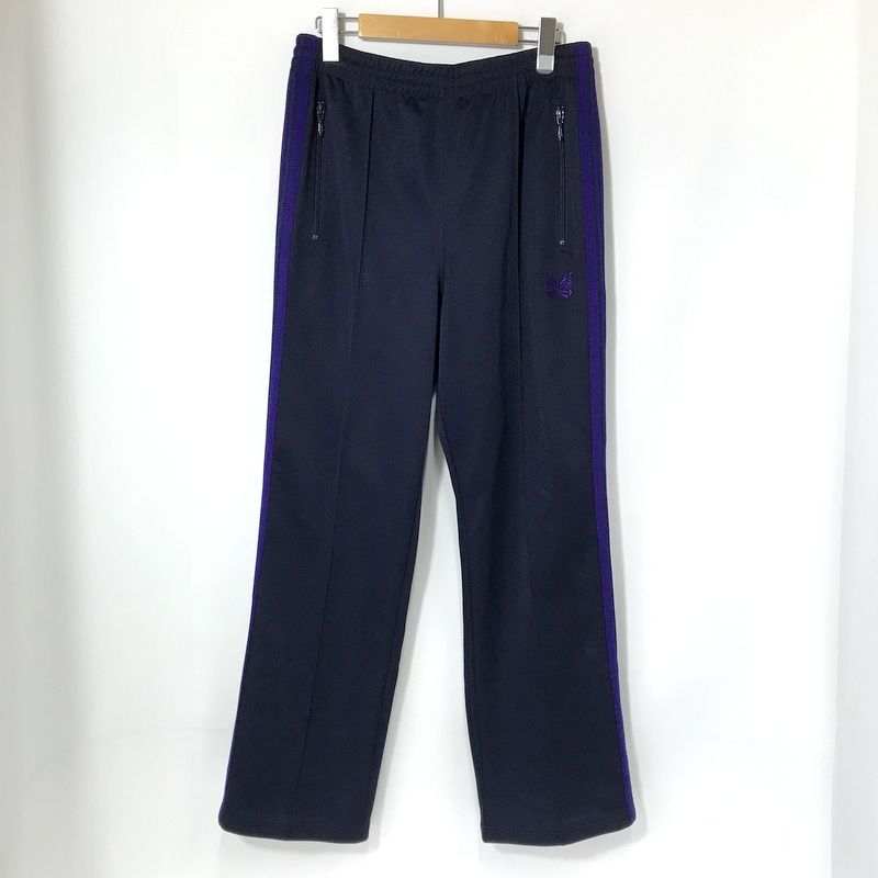 ニードルス　バタフライ刺繍パンツ　S表示だがL相当 needles ニードルス バタフライ刺繍 トラックパンツ s ストレート