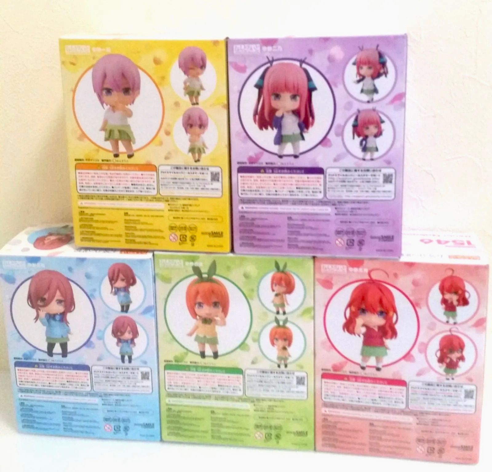 五等分の花嫁 ねんどろいど 中野 一花 二乃 三玖 四葉 五月 フィギュア