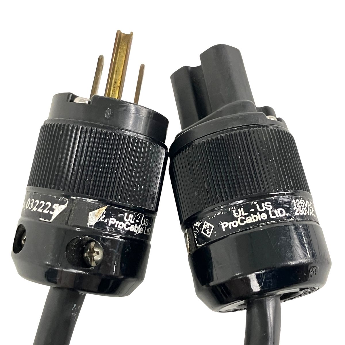 つ*さ様 Wattgate 5266i-320i ケーブル１m procable ProCable 電源ケーブル 1.5m 米国製WATTGATE非メッキプラグ5266i