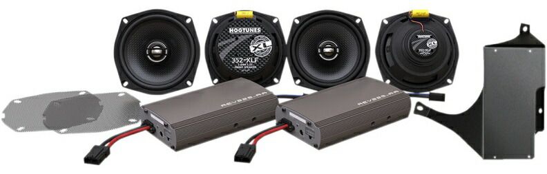 XL SERIES 450-WATT スピーカー＆アンプキット 1998〜13年FLHT
