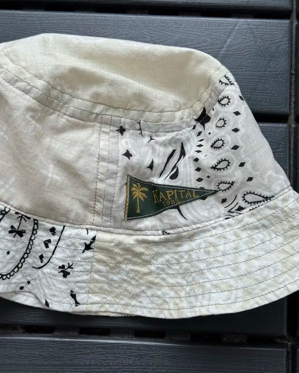 KAPITAL(キャピタル) バンダナ パッチワーク バケットハット