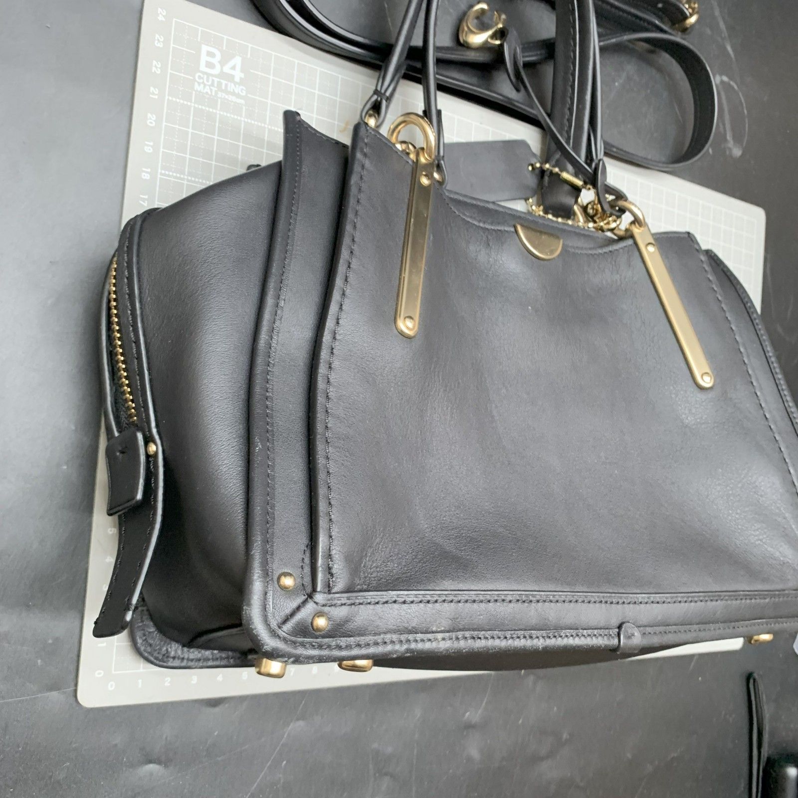 O293 美品 COACH コーチ ドリーマー サッチェル 2way レザー