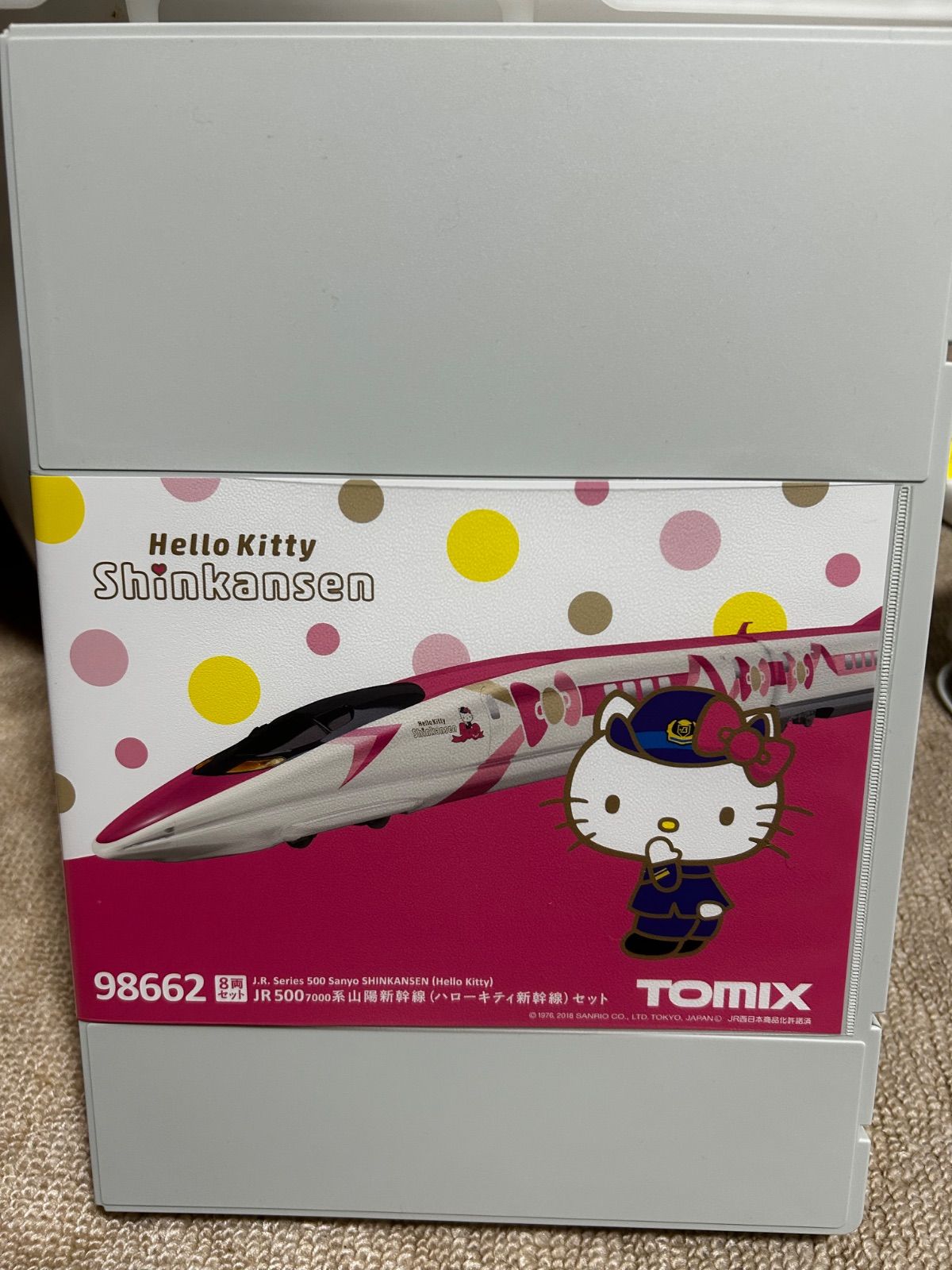 JR500系ハローキティ新幹線　（TOMIX98662） JR 500-7000系山陽新幹線（ハローキティ新幹線）セット｜製品