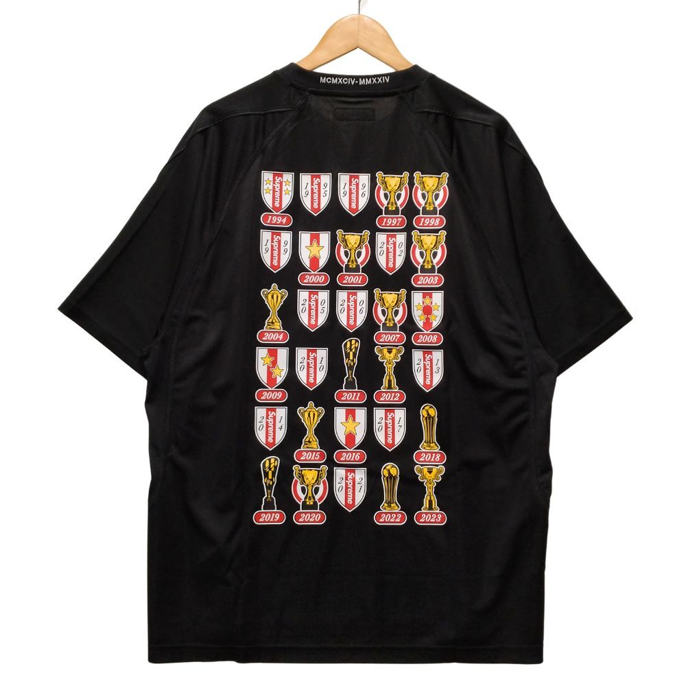 Size【M】 SUPREME シュプリーム 24SS S/S Rugby Black ラガー半袖シャツ 黒 【新古品・未使用品】 20788899  | STAY246
