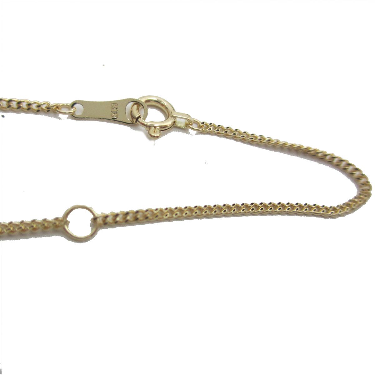 Ｋ18 18金 2面 喜平ネックレスチェーン 50cm 1.2ｍｍ 1.04ｇでも太く見えるお手軽価格の中空タイプ 信頼の造幣局ホールマーク付き FORTGASGNV_COM_BR