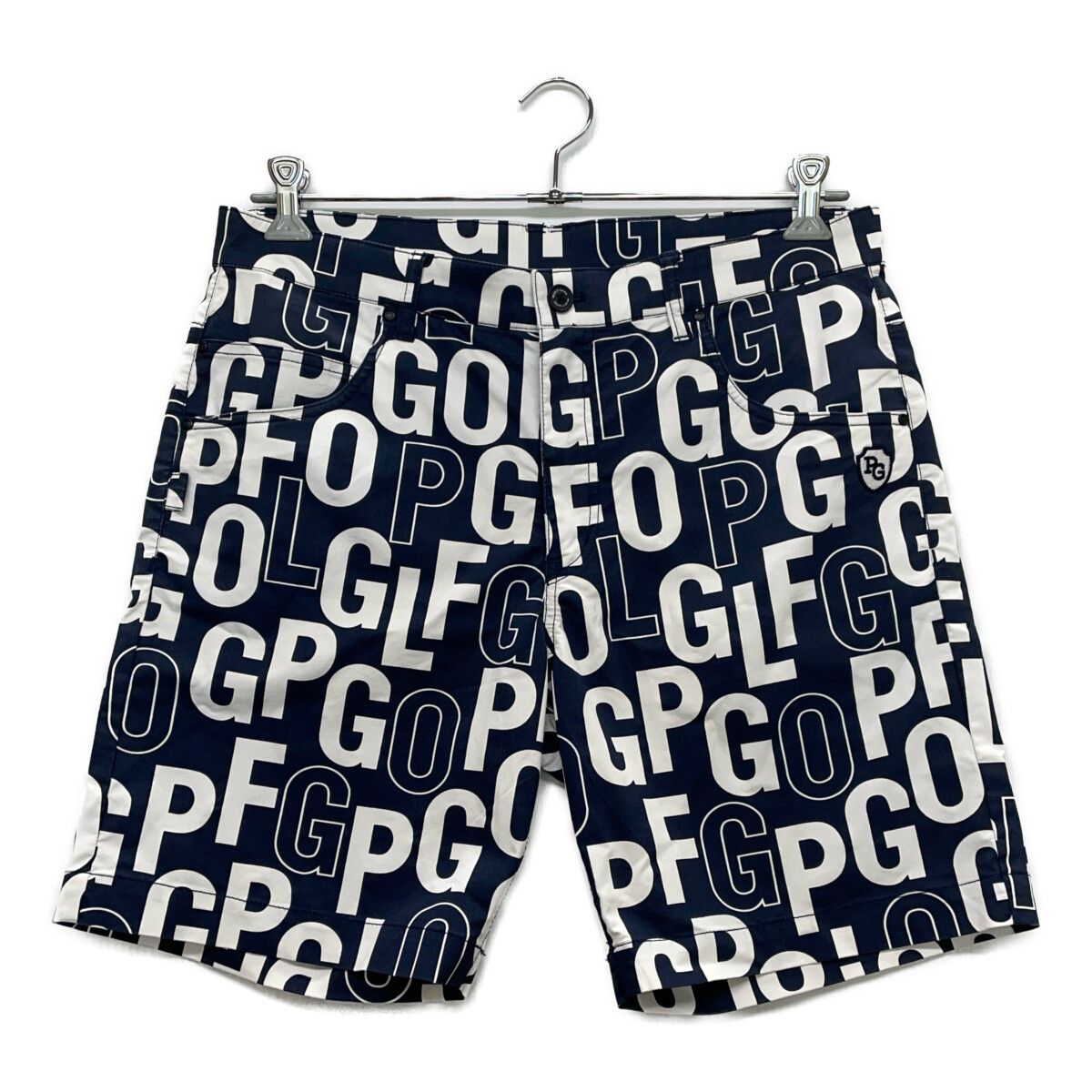 美品　パーリーゲイツ　ハーフパンツ　4 メンズ　ネイビー　パンツ 中古 メンズ パーリーゲイツ PEARLY GATES ハーフパンツ 6(LL
