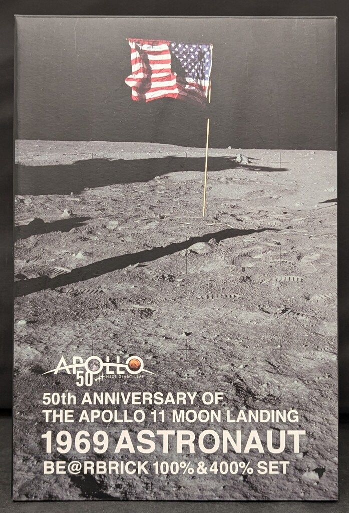 MEDICOMTOY BE@RBRICK APOLLO 50th Anniversary 400% u0026 100% 400+100%