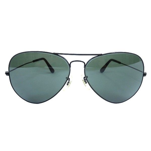 ae レイバン Ray-Ban B-L サングラス 62 14 黒 ブラックメタル アビエーター ティアドロップ ボシュロム ケース付き 939201 k 01