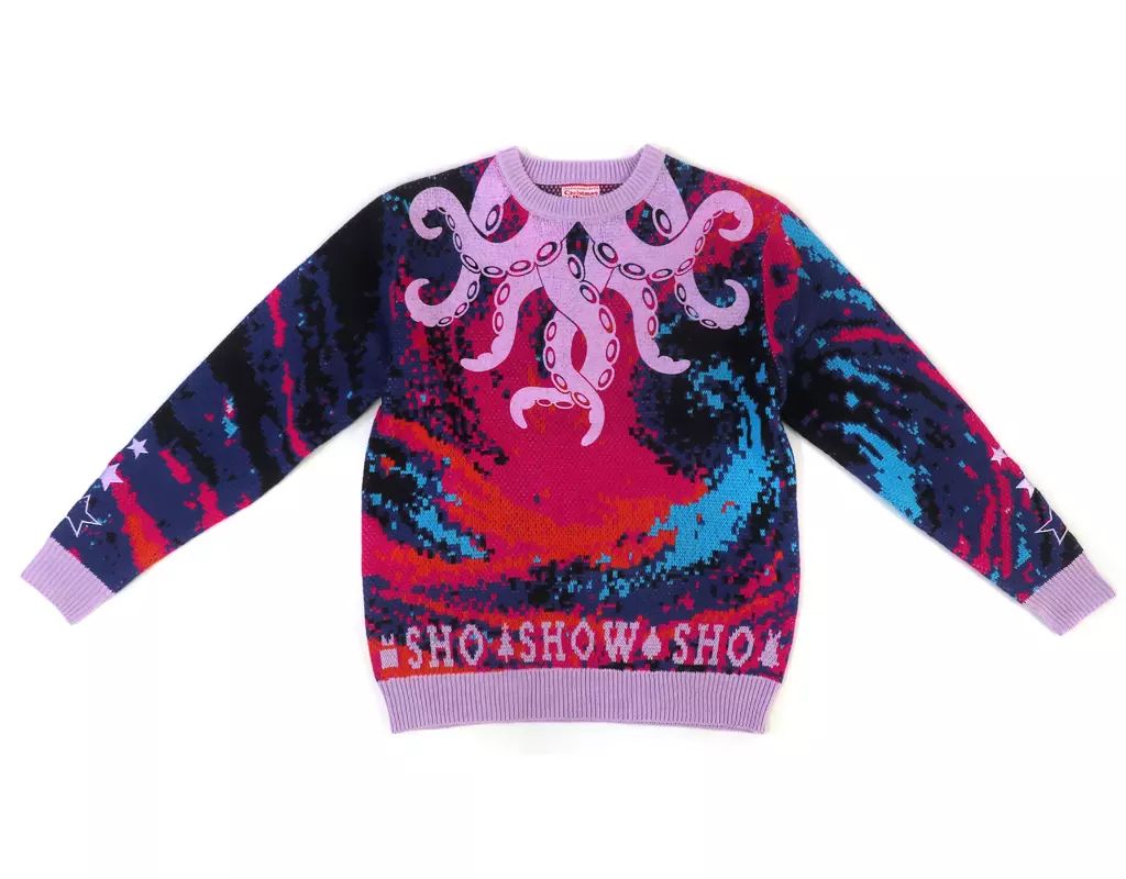 中古】アウターウェア 星導ショウ セーター パープル フリーサイズ