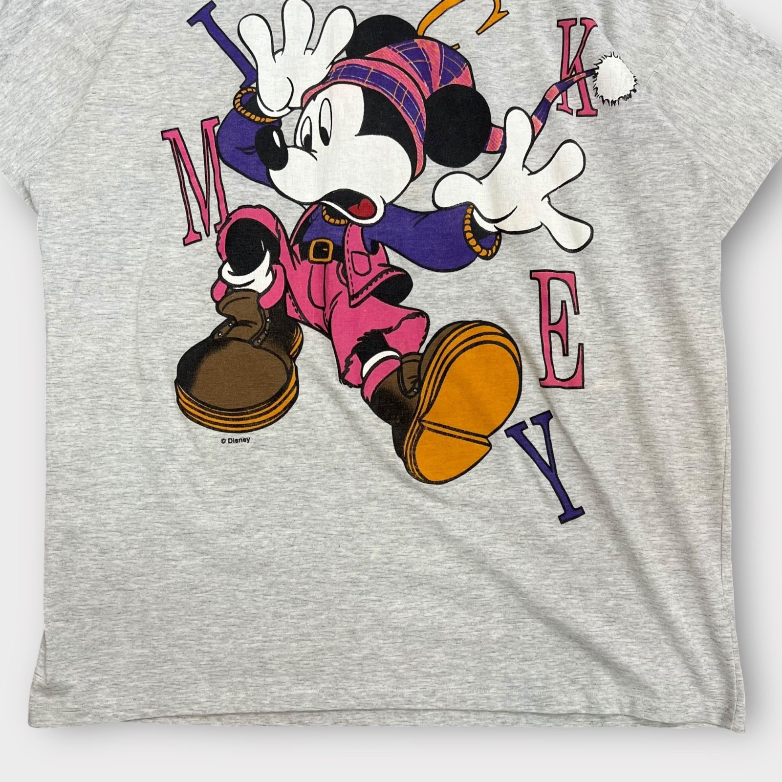 Disney Vintage Mickey Mouse 90s キャラクターTシャツ ディズニー 