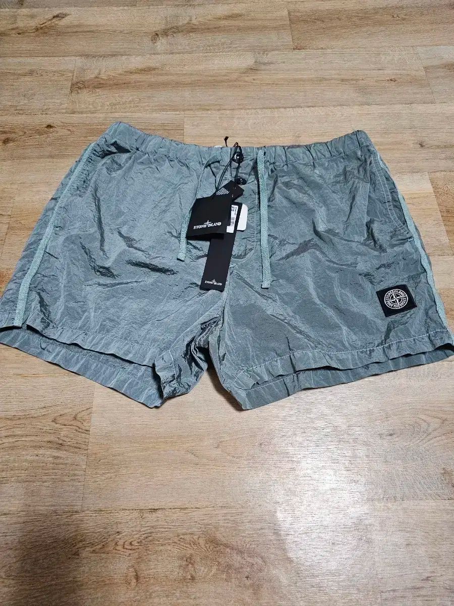 エルメス】HERMES 幾何学模様 メンズスイムパンツ水着 Mサイズオレンジ