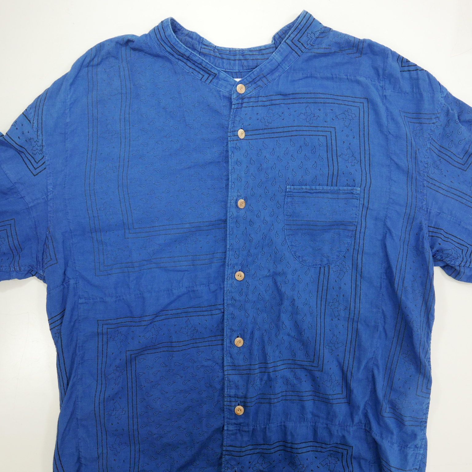 20SS visvim ビズビム KAFKA L/S BANDANA P.W. (N.D.) INDIGO 1 メンズ