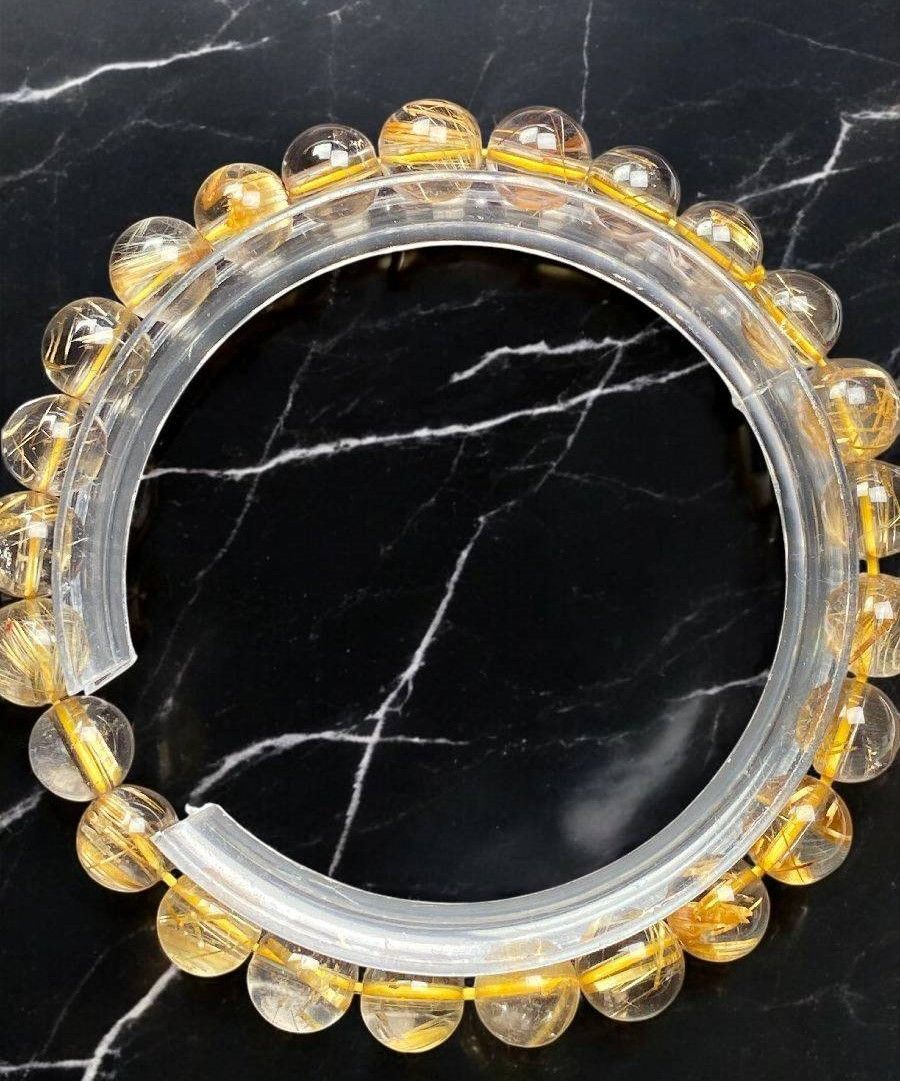 sun7j5]ゴールドタイチンルチル 7.5mm 超品位 式神封入 - メルカリ 