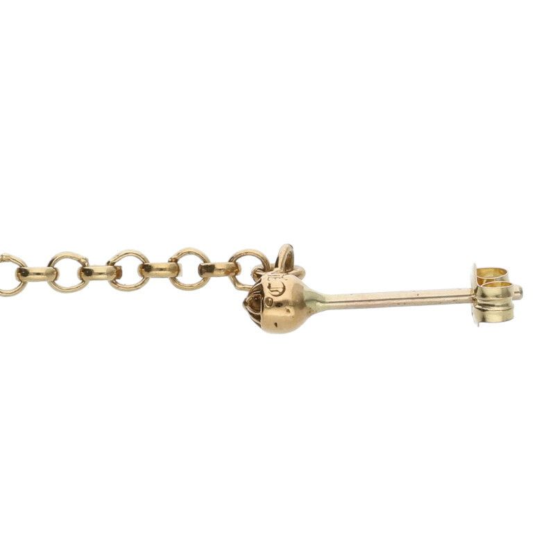 Chrome Hearts クロムハーツ 22K Gold ゴールド フープ ピアス Chrome Hearts - クロムハーツ 22K STUD HEART/ハートスタッド
