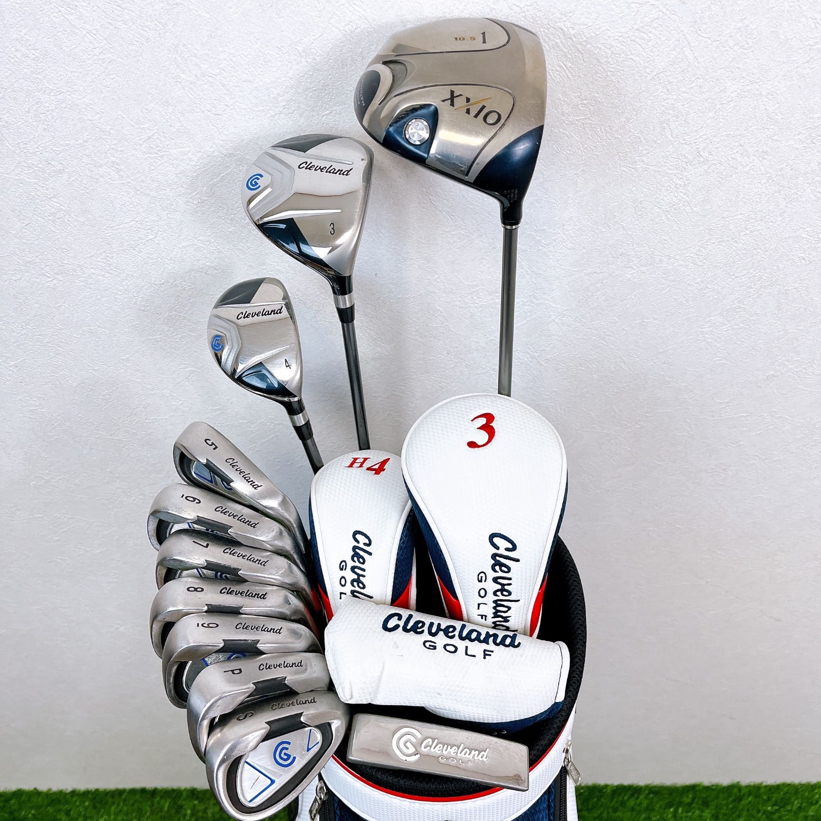 ‼️クリーブランドゴルフ 豪華11本 ゴルフクラブセット 美品‼️ Cleveland クリーブランド メンズゴルフクラブセット フルセット11本