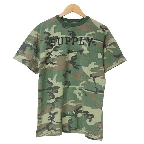 ダブルタップス WTAPS × SUPREME Tシャツ 半袖 カットソー カモフラ 