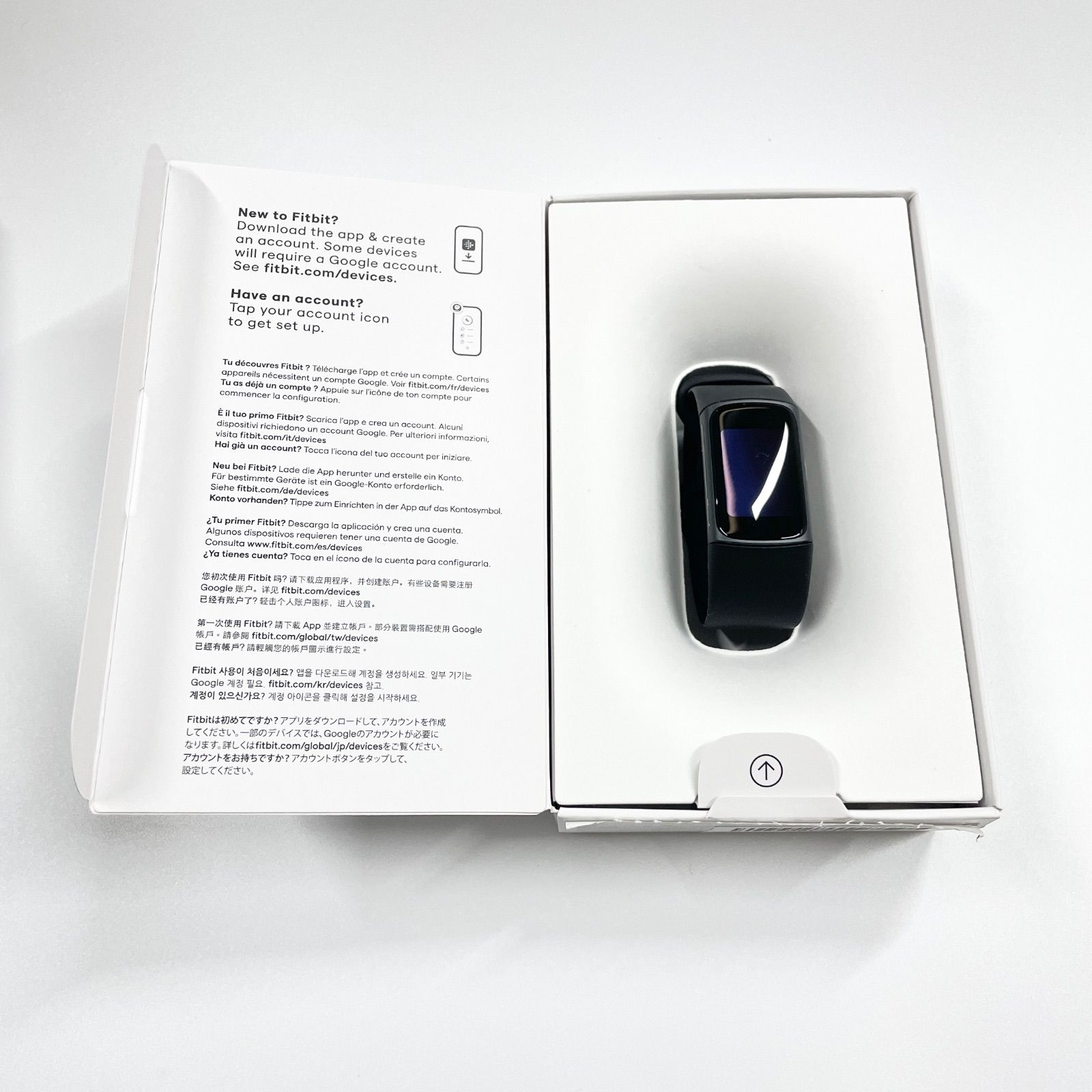 Fitbit charge 5 スマートバンド ブラック Aランク 408