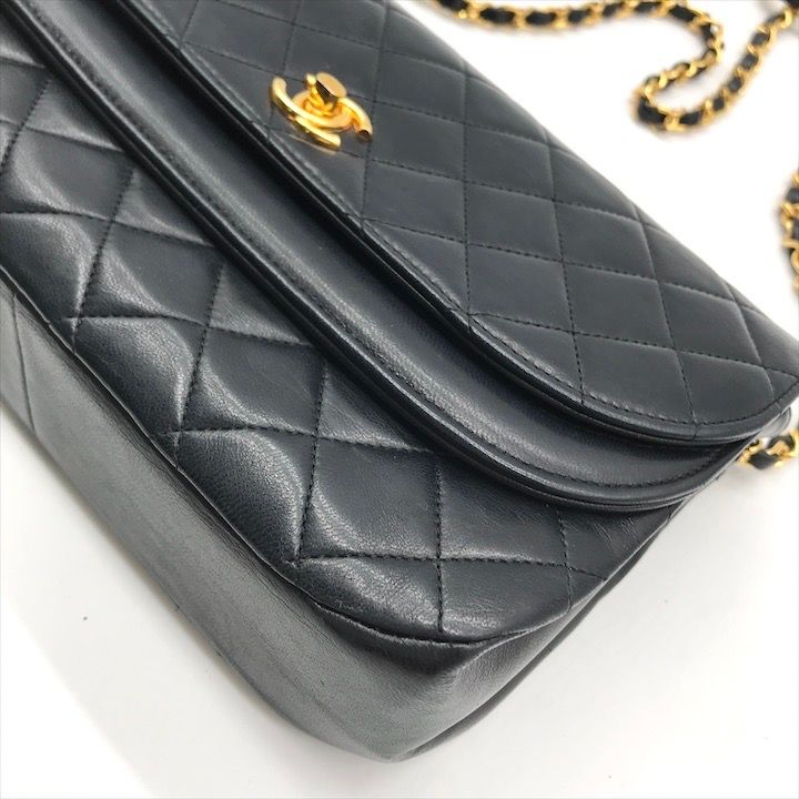シャネル ココマーク マトラッセ ラムスキン バッグ CHANEL シャネル マトラッセ ココマーク チェーン ショルダー