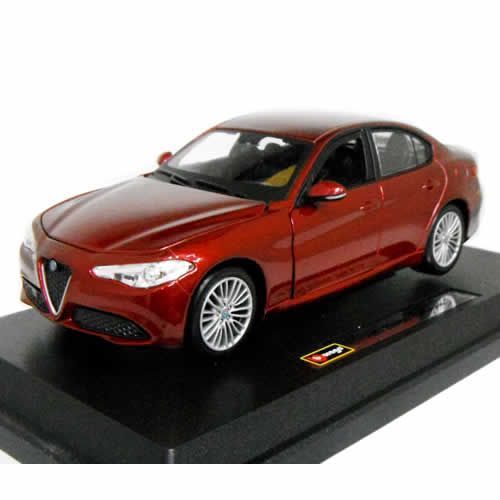 Bburago （ブラーゴ） 2016 Alfa Romeo Giulia 1/24 レッド アルファ